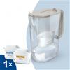 BRITA 1057797 CARAFFA FILTRANTE ESSENTIAL SAND CON 1 FILTRO MAXTR