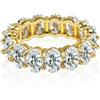 Jpltlvy Anello a Cuore in Zirconia Cubica Gioielli per Coppia Abbinati Stile Hiphop Design Impilabile Regalo Audace per Anniversario o Uso Quotidiano, 7, Rame