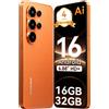 Blackview Smartphone Blackview Wave 10C senza contratto, Android 16, 6,88", 120 Hz, 1080p, doppia SIM, Face ID, 5000 mAh, Gemini AI, DokeOS 5.0, 1080p, 4G