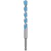 Bosch 1x Punta EXPERT HEX-9 Multi Construction | per Calcestruzzo, Piastrelle di ceramica morbida, Ø 12,00 mm, Professional Accessorio Trapano
