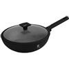 BERLINGERHAUS BH-8181 - Padella wok con superficie in titanio e coperchio, 28 cm, colore: Nero opaco