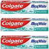 Colgate Max White con cristalli bianchi, 100 ml per dentifricio, confezione da 3