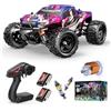 Womaqu Macchina Telecomandata Professionale Rosa 1:18 4WD Fuoristrada 40 km/h per Ragazze 8-14 Anni, RC Car Entry-Level con Velocità Regolabile, 2 Batterie,Auto Radiocomandata per Uso Esterno Outdoor