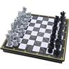 Harry Potter Set di scacchi scacchiera magnetica e pieghevole 32 pezzi gioco per