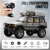 JXC Auto RC 4x4 1:18 Rock Crawler Telecomando 2.4GHz Luci LED 4 Colori