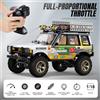 JXC Auto RC 4x4 1:18 Rock Crawler Telecomando 2.4GHz Luci LED 4 Colori