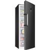 Bomann® Congelatore Nofrost | 70 cm di larghezza | 2 in 1 - convertibile in fresco | 186 cm | congelatore | 5 cassetti e 2 scomparti | fermo porta sostituibile | 380 l Freezer | GSVS 7365 nero
