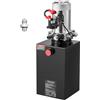 VEVOR Pompa Idraulica per Elevatore 1600 W Pressione d'Olio 2320-2900 PSI Centralina Idraulica Azione Singola Rimorchio Ribaltabile con Serbatoio Olio in Metallo Volume 2,1 mL/r da Officina