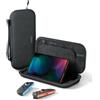 Belkin Gaming Custodia per Nintendo Switch 2, Slot AirTag, Viaggi, Carbone