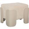 Atmosphera POUF MIZAR 38X36 CINIGLIA AVORIO