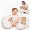 Double Twenty Cuscino Allattamento a Ferro di Cavallo 58x50 cm Fiocco Memory