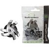 SOFTSPIKES Tacchetti Tornado argento (FTS 3.0), argento/nero, confezione da 1 set