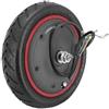 cyclingcolors 1x Motore Monopattino Elettrico Monopattino Adattabile 36 V 350 W con Cerchi e Pneumatici 8,5 x 2 Rosso Compatibile con XIAOMI PRO PRO 2