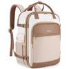 ETRONIK Zaino Ryanair 40x30x20, Zaino da Viaggio Estendibile 24L-30L, Kaki | Impermeabile Bagaglio A Mano 40x30x20 per Donna Adatto Per PC Portatile 15,6, Borsone Da Viaggio Per easyJet & ITA Airways