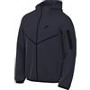 Nike Felpa con Cappuccio Windrunner E Zip A Tutta Lunghezza Tech - Uomo, Obsidian/Black, HV0949-451, XL