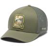 Columbia PFG Patch Mesh Ball cap, Cipresso/Trota Shine, S/M