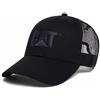Caterpillar - Raised Logo Hats with Embroidered Front And Contrast Mesh Back with Plastic Snapback Closure, Cappellino da Baseball Uomo