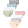 Domee Slip Cotone Intimo Tinta Unita Mutande Ragazza Pacco da 8 Piccolo e Fresco 15-17 Anni (Dimensione del Produttore XL)