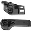 micblaco Maniglia di rilascio del cofano del cofano e staffa per VW, staffa a leva per Volkswagen, per VW Bora Jetta Golf Beetle Polo Skoda Fabia Octavia Seat mano sinistra nera, Ibiza Leon Altea 1J1823533B