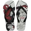 Havaianas Top Marvel Logomania Unisex - Adulto FlipFlop White/Black 35 EU