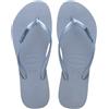 Havaianas Slim Logo Metallic Donna FlipFlop Ashley Blue 33 EU