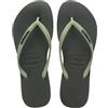 Havaianas - Slim Logo Pop Up, Infradito da Donna con Logo a Contrasto, Silhouette Slim Confortevole e Suola Antiscivolo