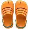 Havaianas Kids Clog Brasil, Sandali Unisex - Bambini e ragazzi, Pop Yellow, 33/34 EU