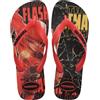 Havaianas Top Herois Dc Unisex - Adulto FlipFlop White/Red Chinese/Black 37 EU