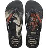 Havaianas Top Harry Potter Unisex - Adulto FlipFlop New Graffit/Graffit Metalic 33 EU