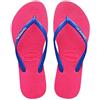 Havaianas Slim Logo Donna FlipFlop Pink Electric 33 EU
