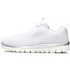 Skechers Graceful Get Connected, Sneaker Donna, White Silver, 41 EU