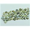 Pietra preziosa cabochon rotonda labradorite naturale da 6 mm lotto 50...