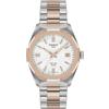 Tissot PRC 100 Solar Quartz / orologio donna / quadrante madreperla bianco / cassa e bracciale acciaio e PVD rosato - T151.822.22.111.00