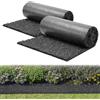VEVOR Telo Pacciami per Giardinaggio in Gomma 2 Rotoli da 244 x 59 cm, Spessore di 12,7 mm, Riduzione della Crescita delle Erbacce dall'Aspetto Naturale, Percorso Pedonale Permanente per Giardinaggio