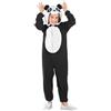Riethmüller Kinder Kostüm Fleece Panda Onesie - Karneval Kostüm & Faschingskostüm für Jungen & Mädchen - Verkleidung & Kinderkostüm