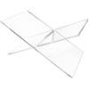 Sarini Porta Libri in Acrilico, scaffale Creativo, scaffale Pieghevole, Clip di Lettura, scaffale Fisso per Libri, giornali, riviste, Libri di Testo, Ricette, scaffale per Esposizione di Immagini
