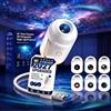 BomKra Proiettore HD Smart Dynamic 5D olografico per luce notturna, Plug and Play, 24 in 1, proiettore cielo stellato, proiettore da sogno, galassia oceanica a 360°, funzionamento USB(6)