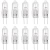 CAIONPLE 10 lampadine alogene G4, 12 V, 35 W, luce bianca calda
