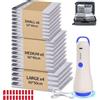 Airminti Sacchetti Sottovuoto Vestiti con Pompa Wireless 4500Pa, Set 20 | 3 misure: 50 × 40, 60 × 40 e 60 × 50 cm, fino all'80% di spazio in meno per viaggio, valigia, armadio e biancheria