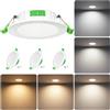 Laiebri Faretti LED da Incasso Cartongesso 230V 5CCT 5W Ø68-75mm Set 3