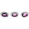 Philips Hue White and Color Ambiance Centura, 3 Faretti ad Incasso Smart, Base Rotonda, Bluetooh, 3x6 W, Alluminio