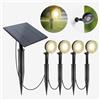 SKYLANTERN Faretto LED esterno x4 con pannello solare incluso