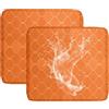 UWOBTN 1/2/4 Piezas Copri Cuscino Divano Esterni Impermeabile, Fodere per Seduta Patio con Cerniera Rimovibili Copriseduta per Interni ed Esterni, Patio, Giardino Mobili in Rattan(A10,55x45x10cm (2pcs))
