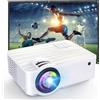 NICPOW PROIETTORE TV VIDEOPROIETTORE LED FULL HD 1920X1080P 200'' HDMI VGA USB CINEMA