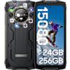 Blackview BV9300 Pro 4G Rugged Smartphone 24GB+256GB 15080mAh Telefono NFC 64MP