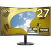 KOORUI Monitor 27 Pollici Curvo (1800R) , Full HD (1920x1080), VA, 75 Hz,