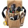 Generico Portautensili Elettricista Borsa Organizer Multitasche Multiuso Portatile | Borsa Da Cintura Multiuso Per Idraulico Carpentiere Tecnico Meccanico Saldatore Edilizia Ristrutturazioni