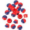 TOMETURE 20 Pezzi Tappi Rubinetto Rosso e Blu in Plastica per Manopole, Indicatore Chiaro Caldo e Freddo per Cucina e Scuole, Design Elegante e Funzionale