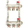 ROOwarMer Collettore riscaldamento a 2 3 4 5 6 7 8 circuiti per tubo pex collettore termosifoni - collettore riscaldamento radiatore con valvola (7 circuiti)