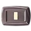 elettrocanali ECL2593AN placca 3 foro alluminio notte compatibile con Bticino magic